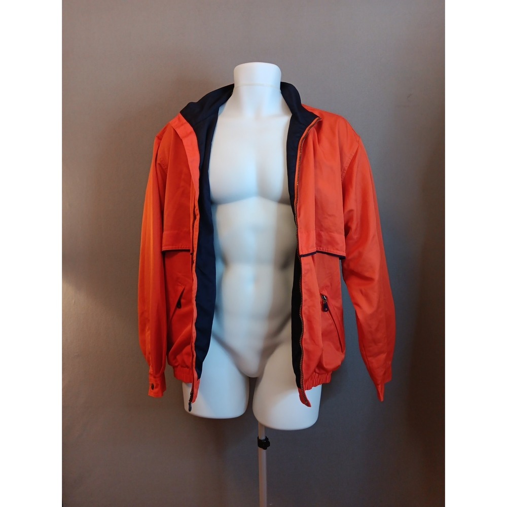 Cutter & Buck Weathertec Jacket Orange Size S LPGA Corning Classic Windbreaker